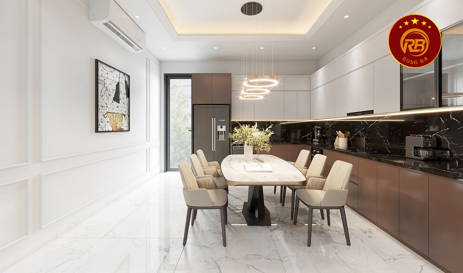 thiết kế nội thất biệt thự luxury 10