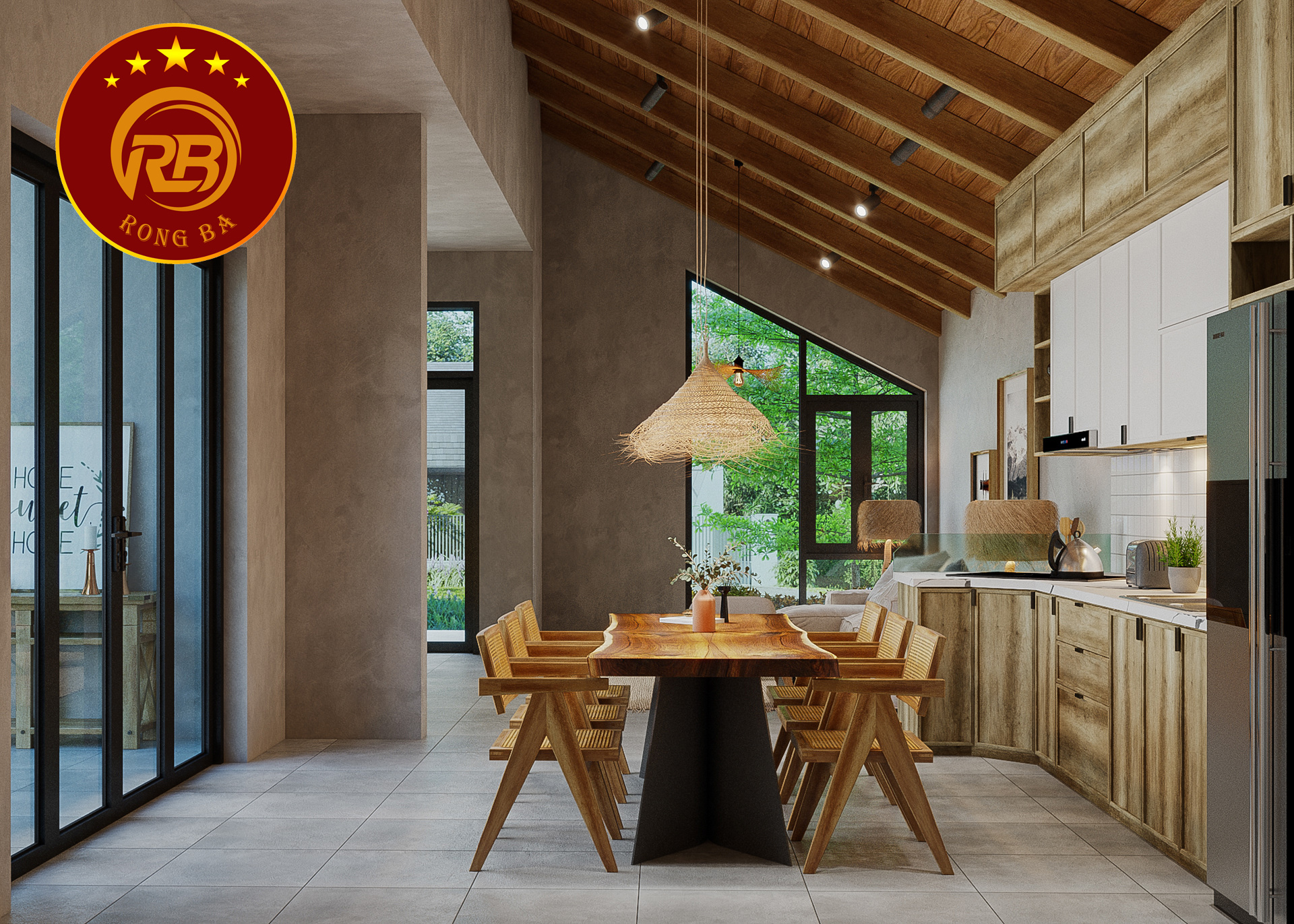thiết kế nội thất biệt thự phong cách hiện đại 9