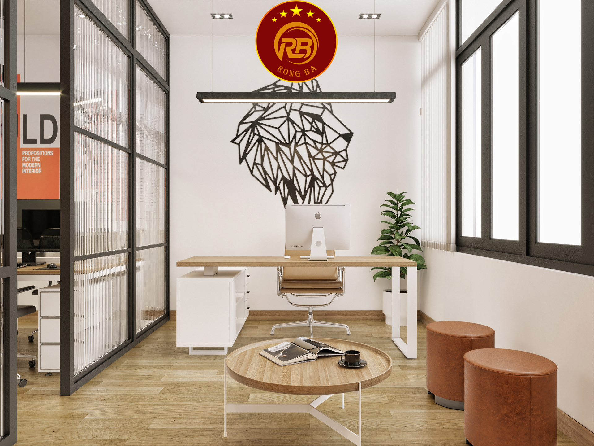 thiết kế văn phòng hiện đại 9