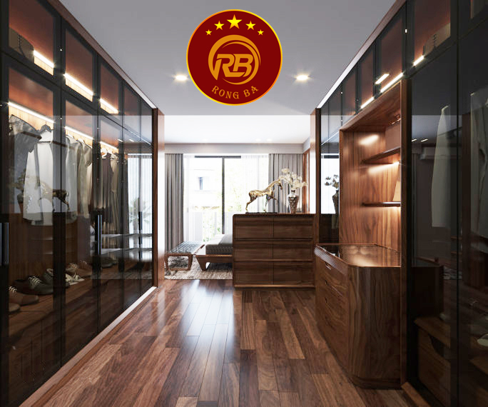 tủ quần áo gỗ óc chó tại Trà Vinh