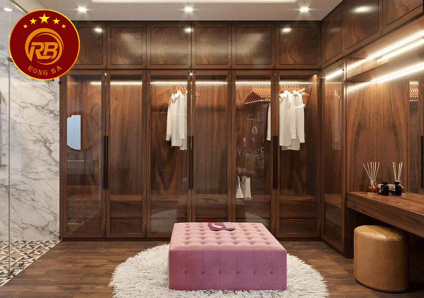 tủ quần áo gỗ óc chó tại Yên Bái