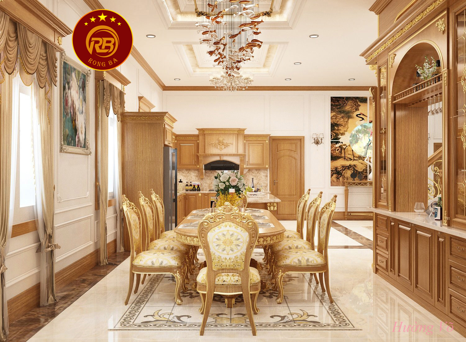 thiết kế nội thất biệt thự đơn lập 4
