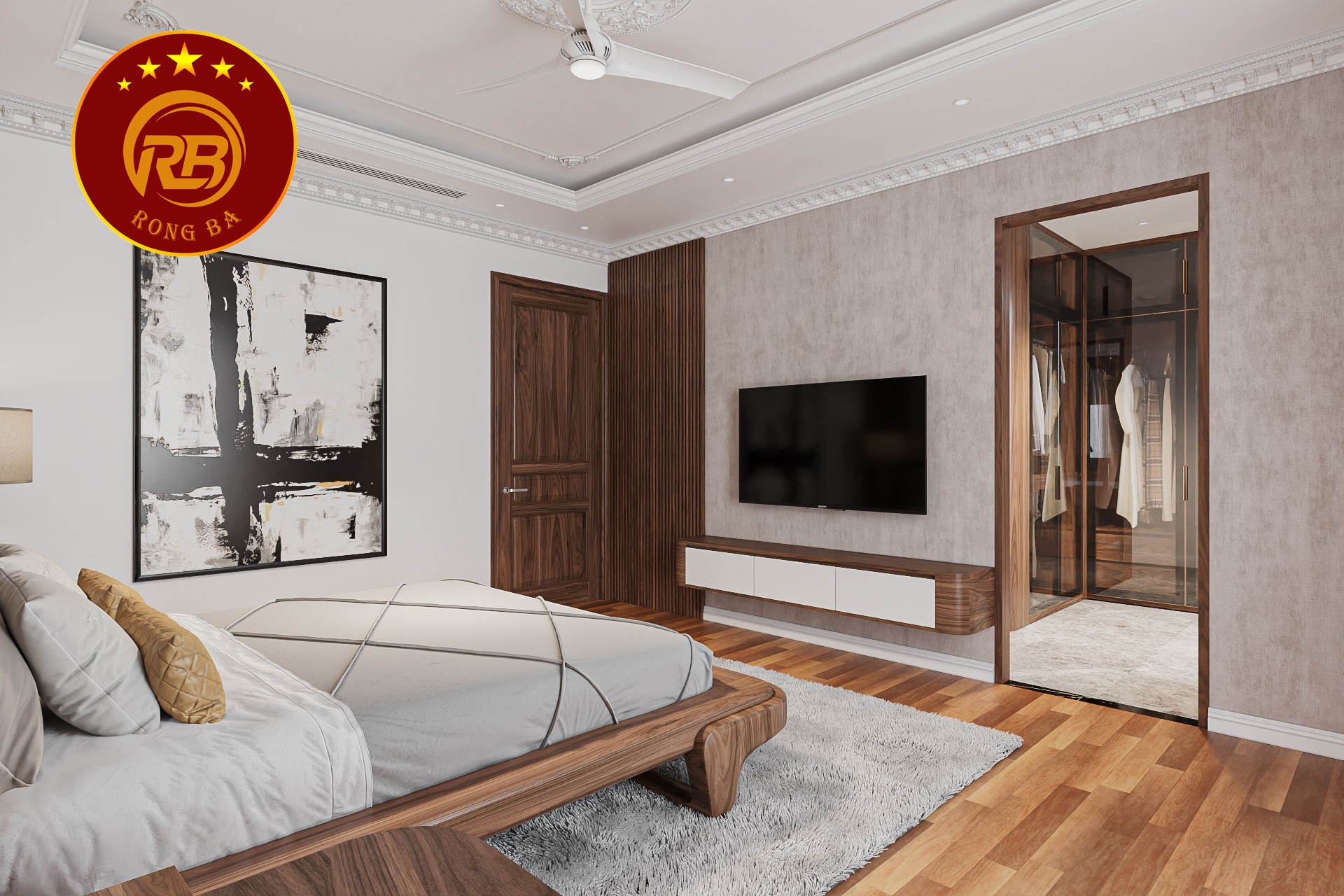 giường ngủ gỗ óc chó tại Lai Châu