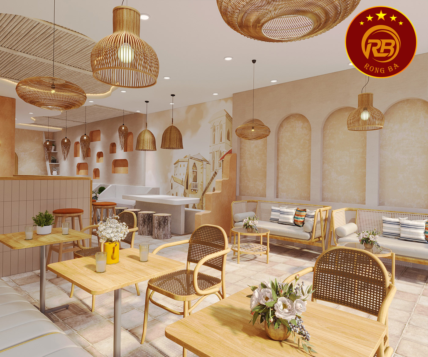Tư vấn thiết kế quán cafe bình dân thi công trọn gói 1