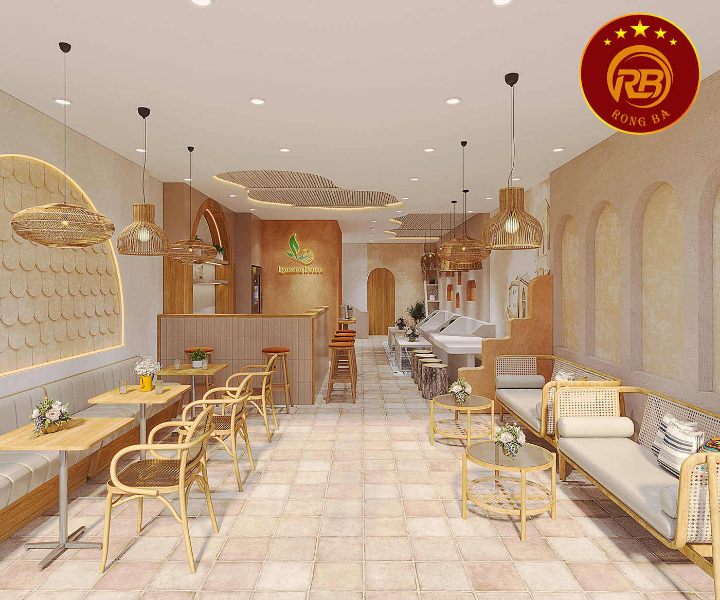 Tư vấn thiết kế quán cafe bình dân thi công trọn gói