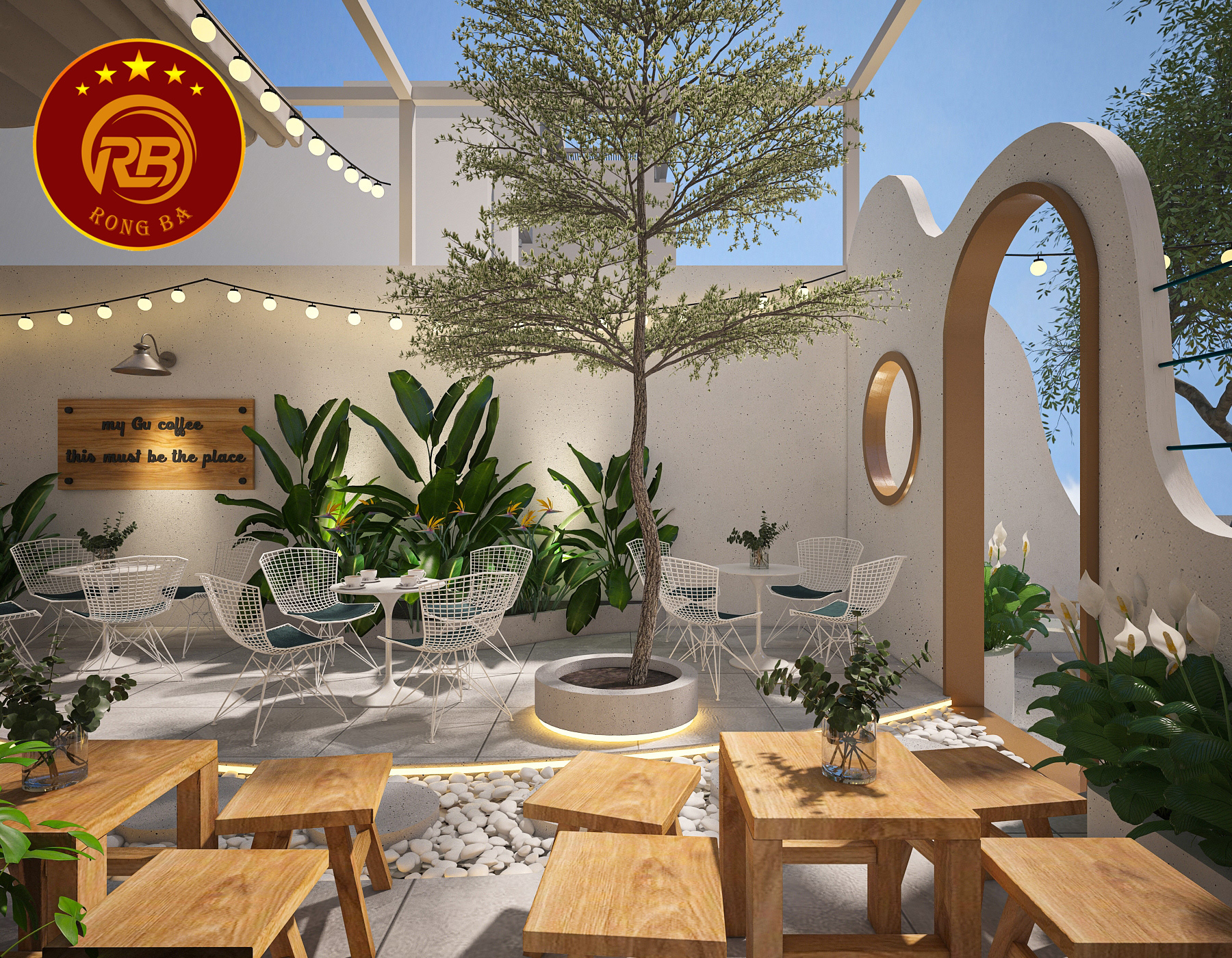 thiết kế nội thất quán cafe tại thủ đức 5
