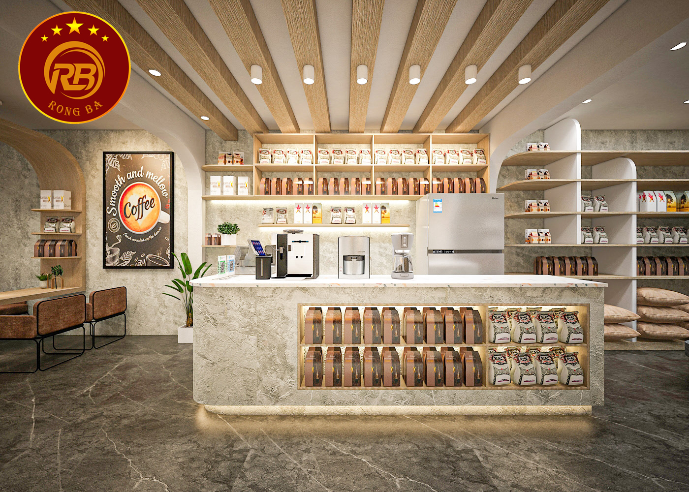 thiết kế nội thất quán cafe tại thủ đức