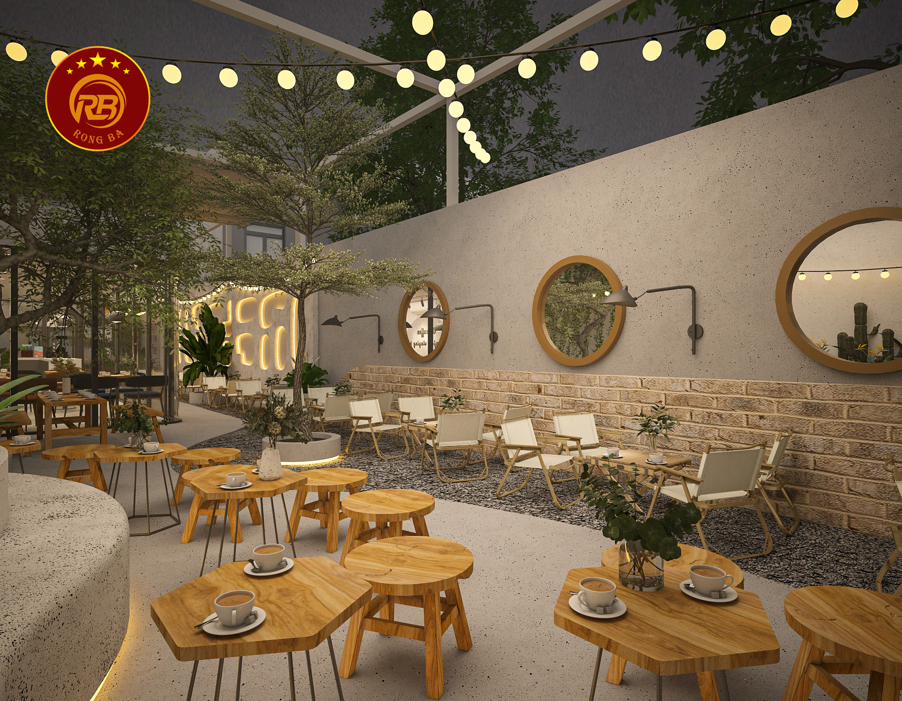 thiết kế quán cafe quận 10 5