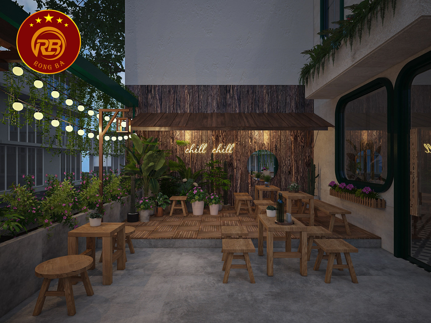 thiết kế quán cafe quận 10 7