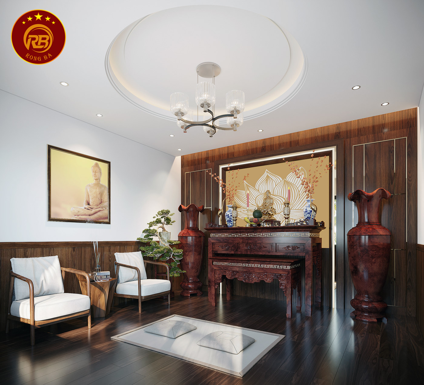 Bàn thờ gỗ muồng 1