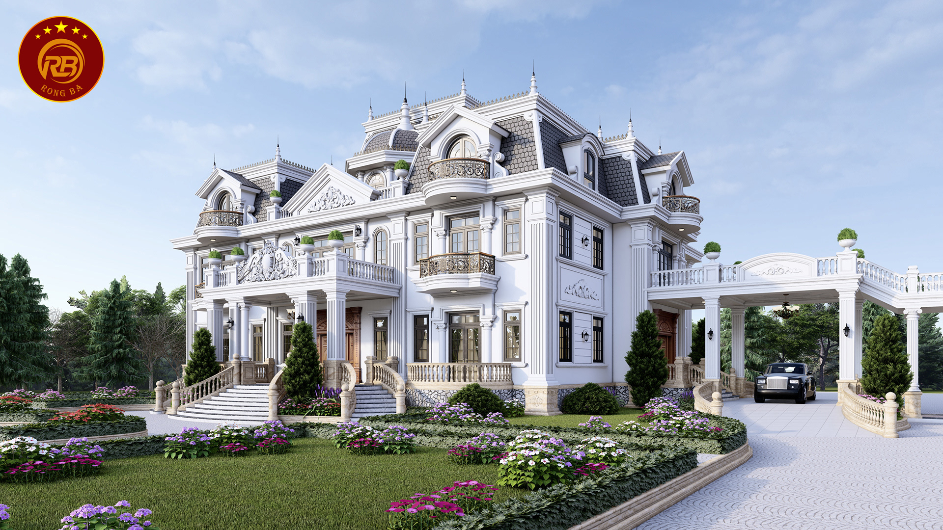 biệt thự cổ điển 2