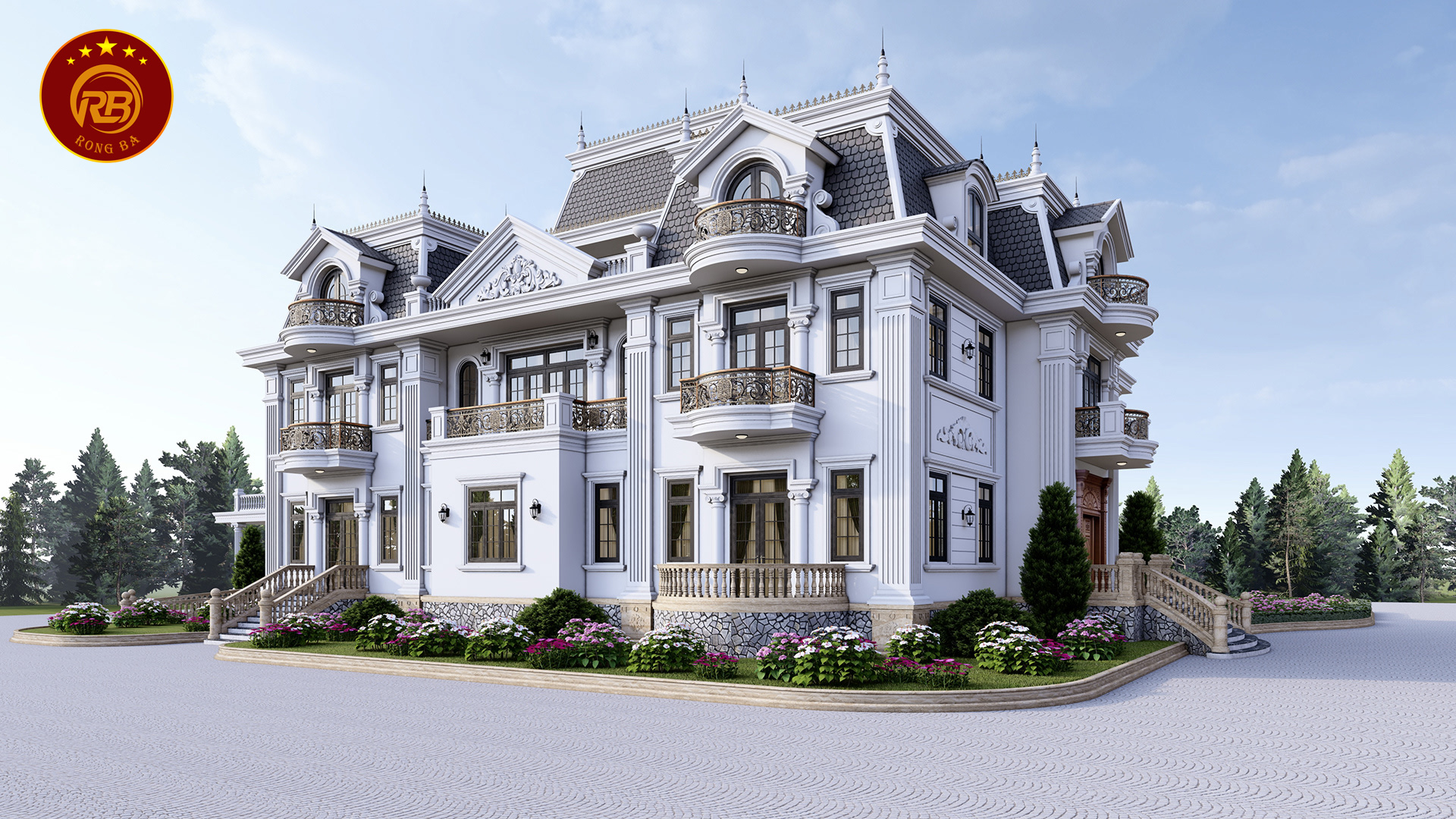 biệt thự cổ điển 4