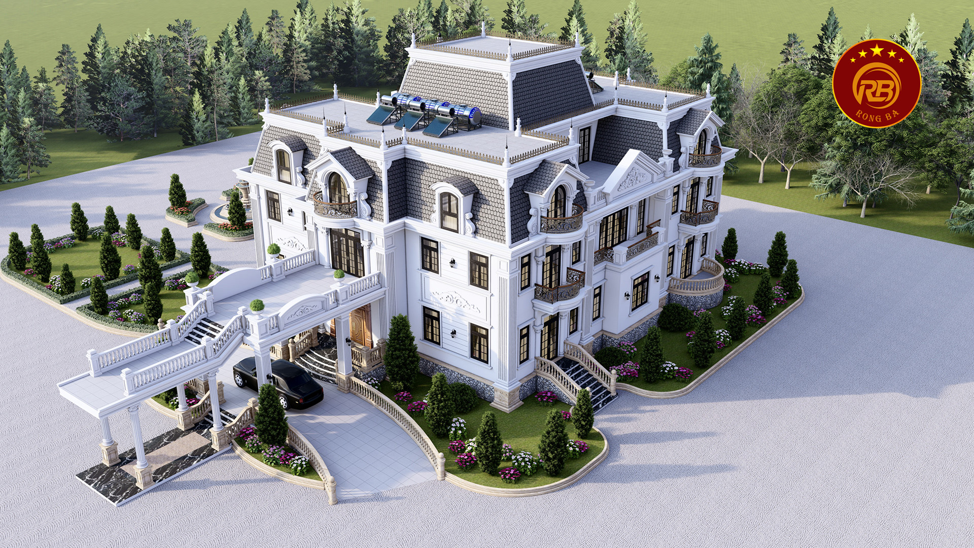 biệt thự cổ điển 5