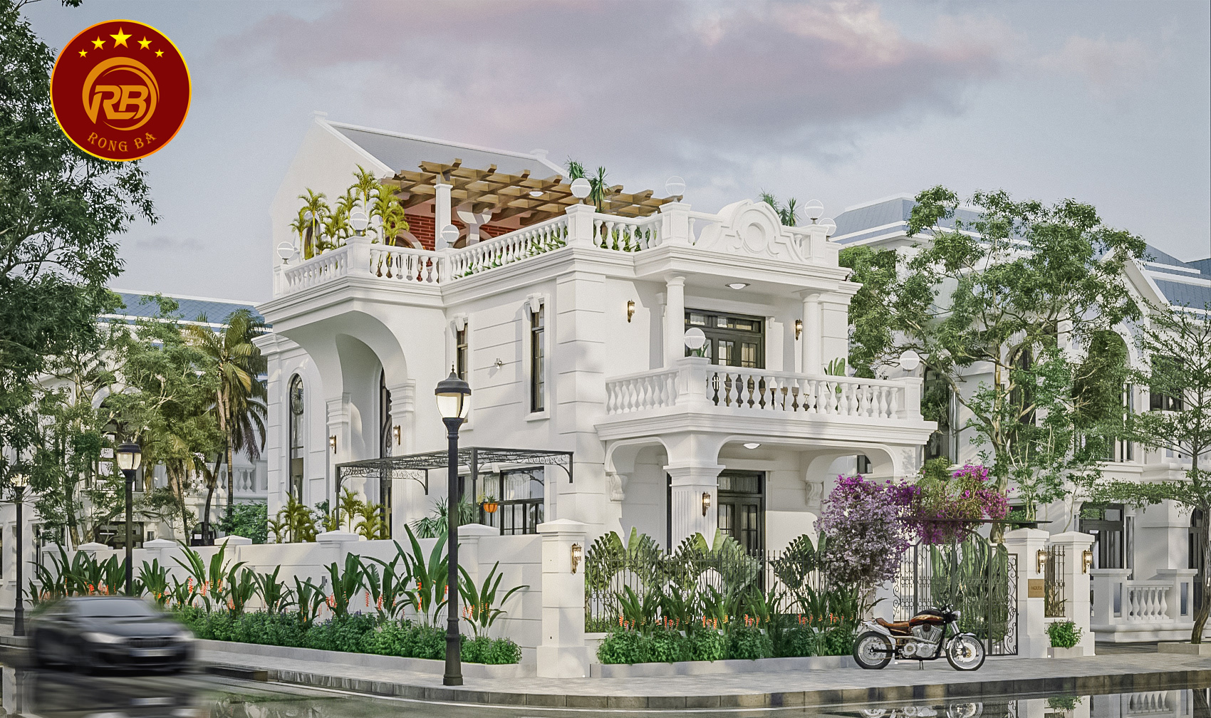 biệt thự tân cổ điển 1