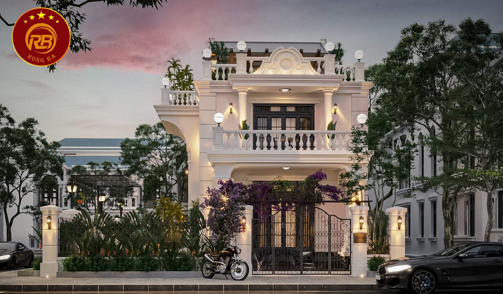 biệt thự tân cổ điển 2