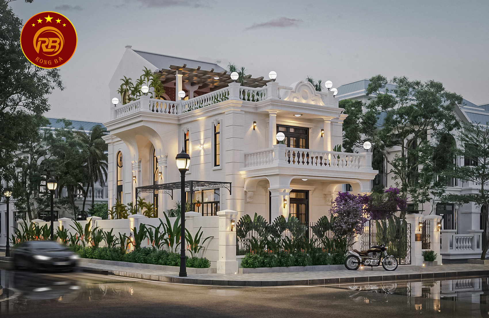 biệt thự tân cổ điển 4