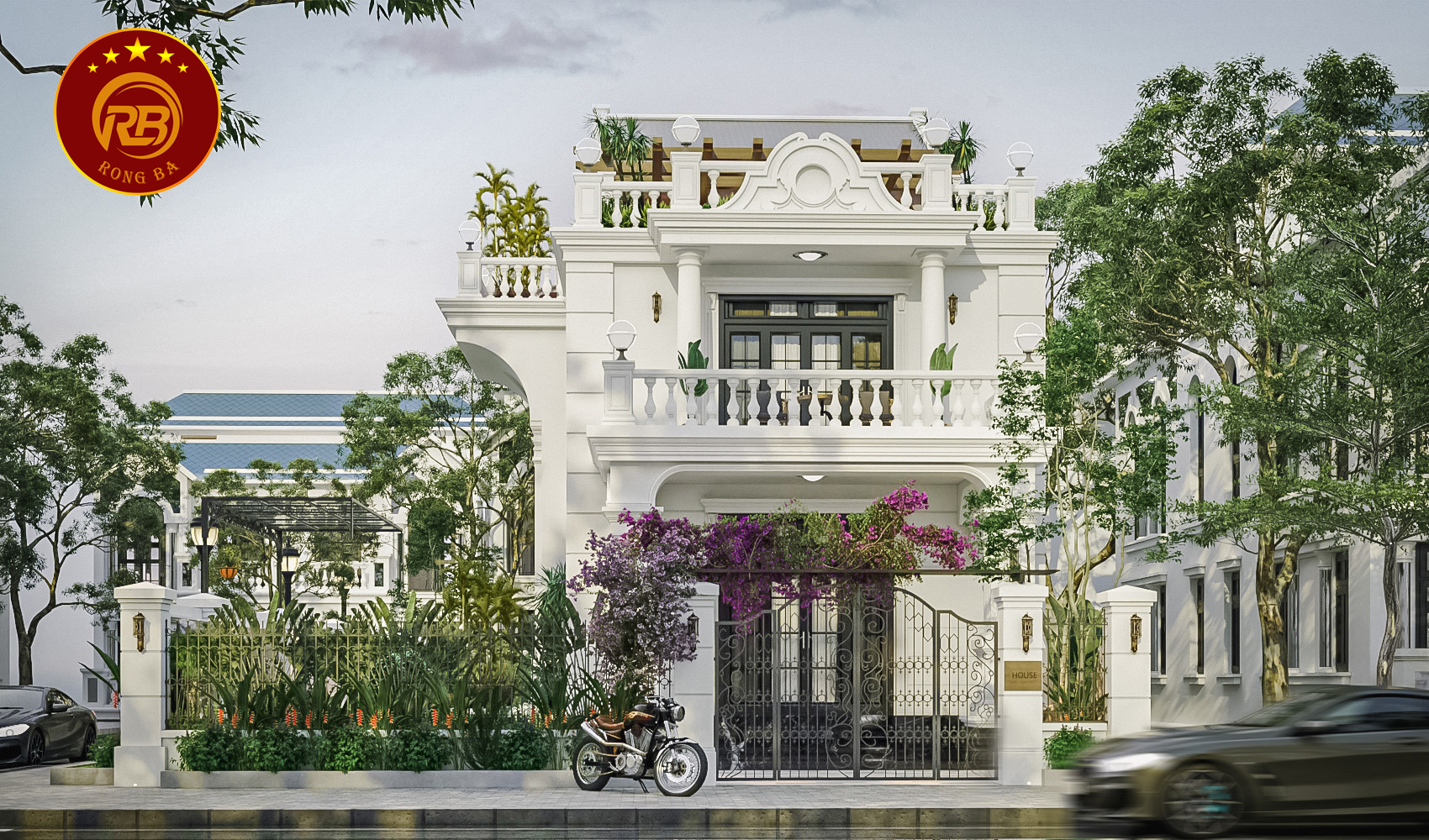 biệt thự tân cổ điển 5