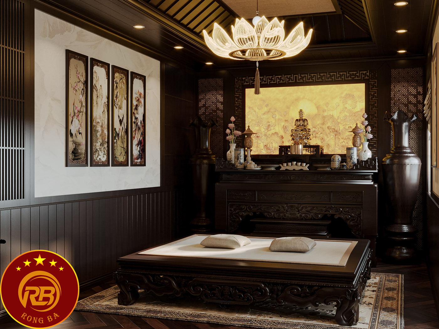 nội thất bàn thờ gia tiên 1