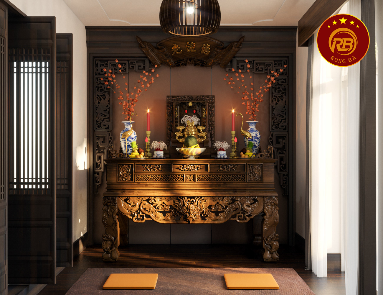 nội thất phòng thờ hà nội