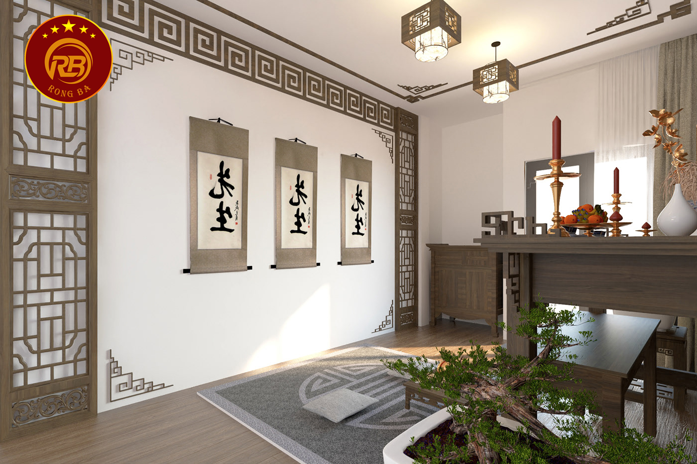 nội thất phòng thờ hải dương 1