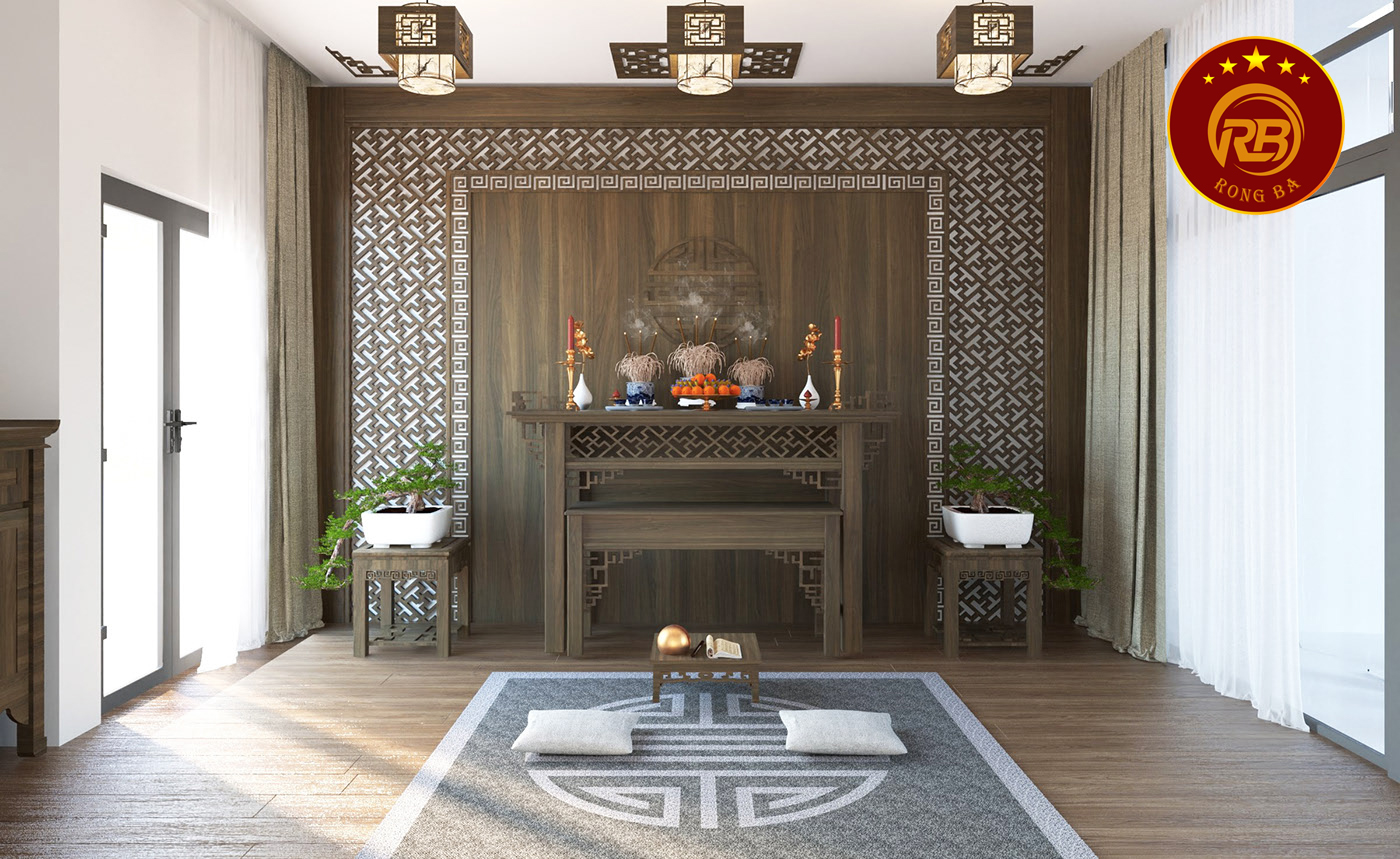 nội thất phòng thờ hải dương
