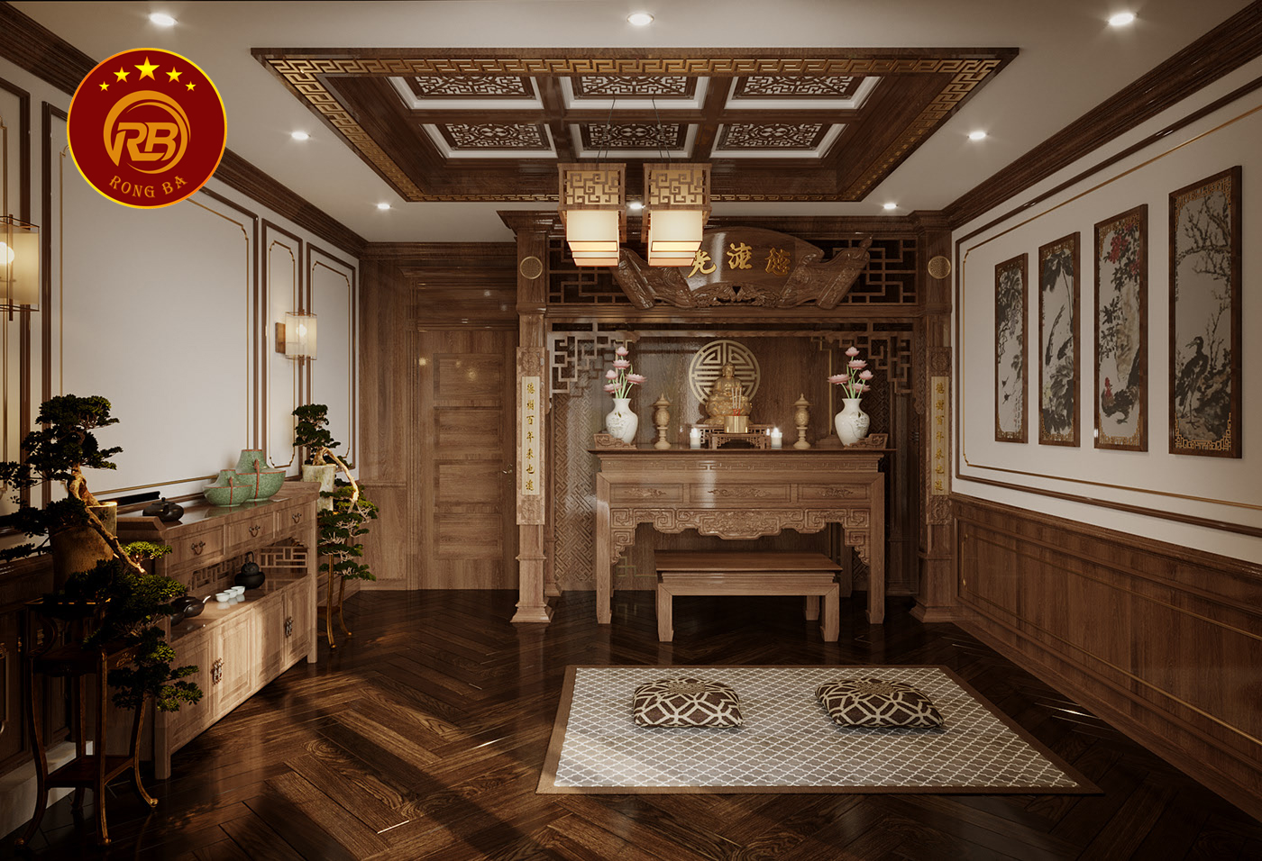 nội thất phòng thờ hải phòng