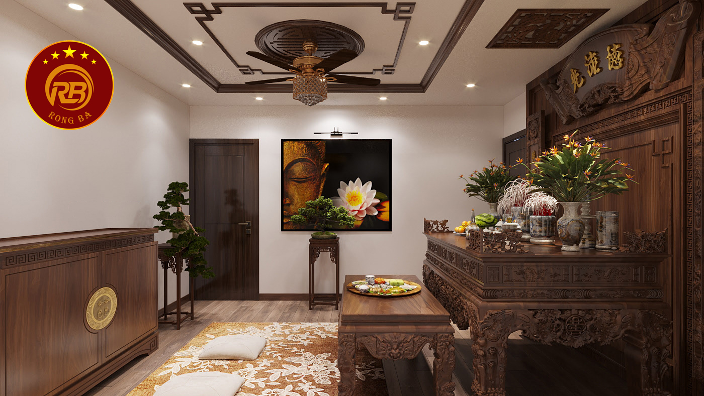 nội thất phòng thờ hậu giang 5