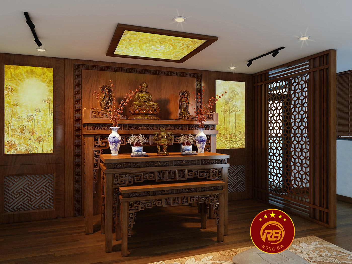 nội thất phòng thờ hồ chí minh