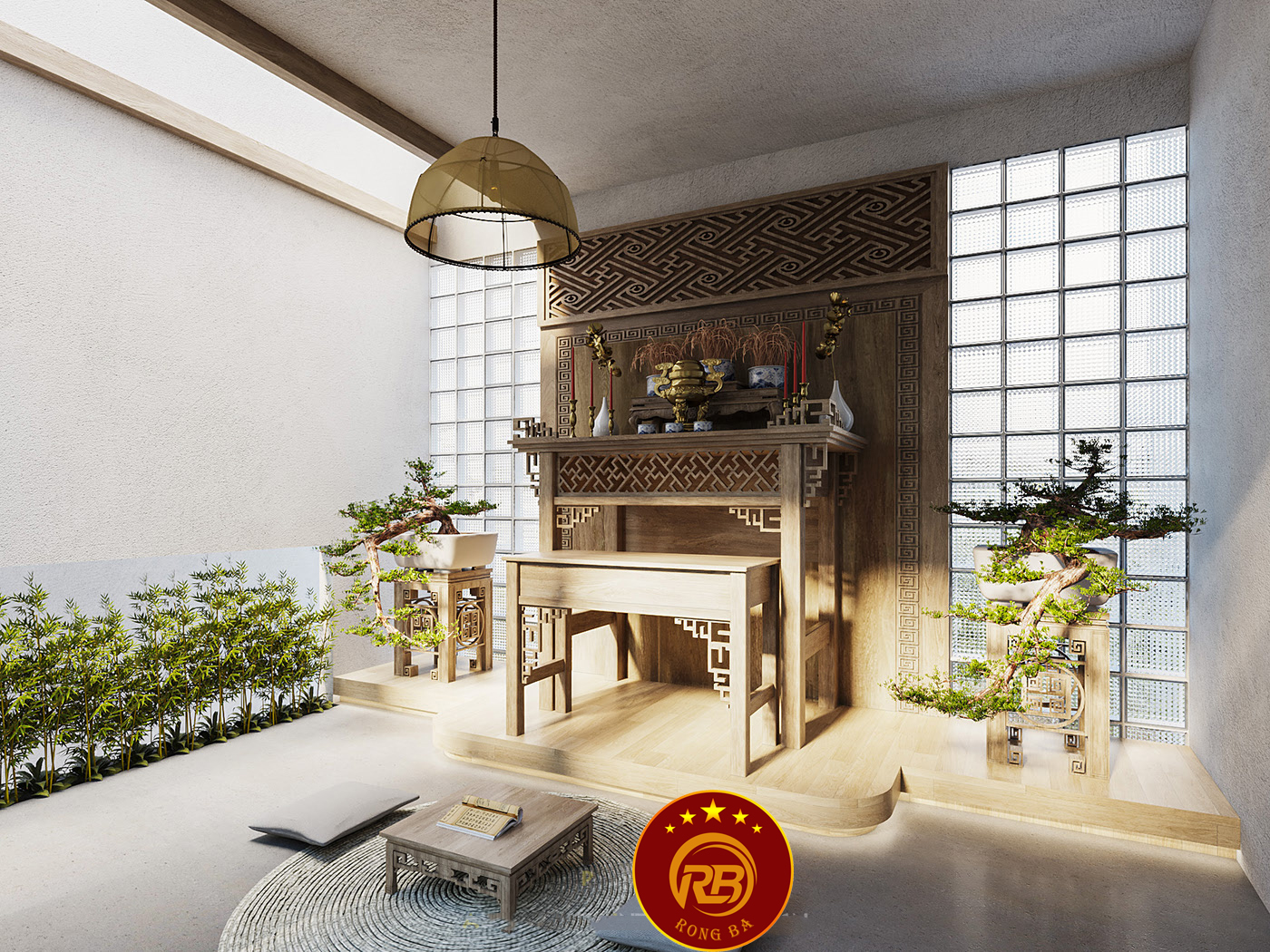nội thất phòng thờ hưng yên