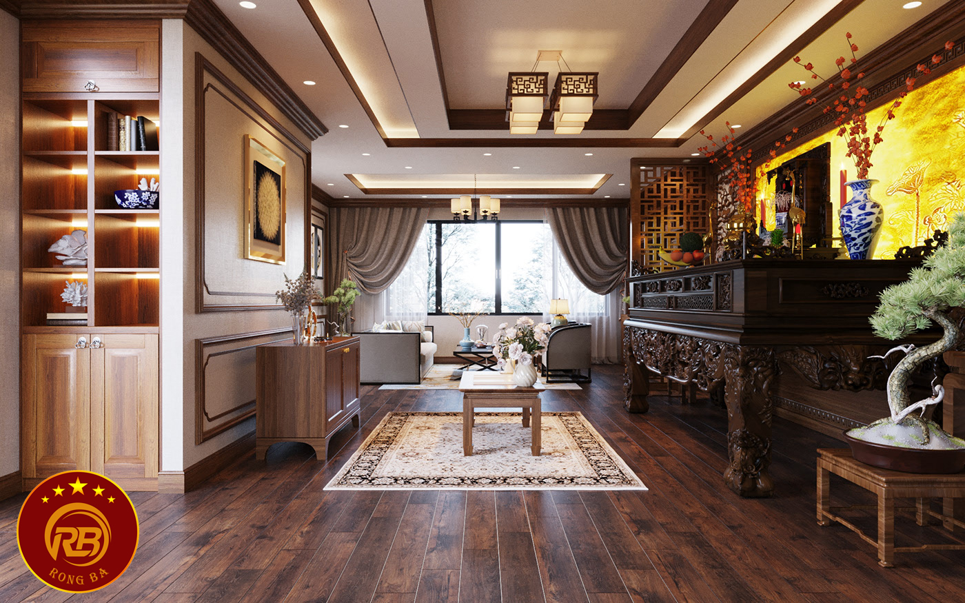 nội thất phòng thờ kon tum 1