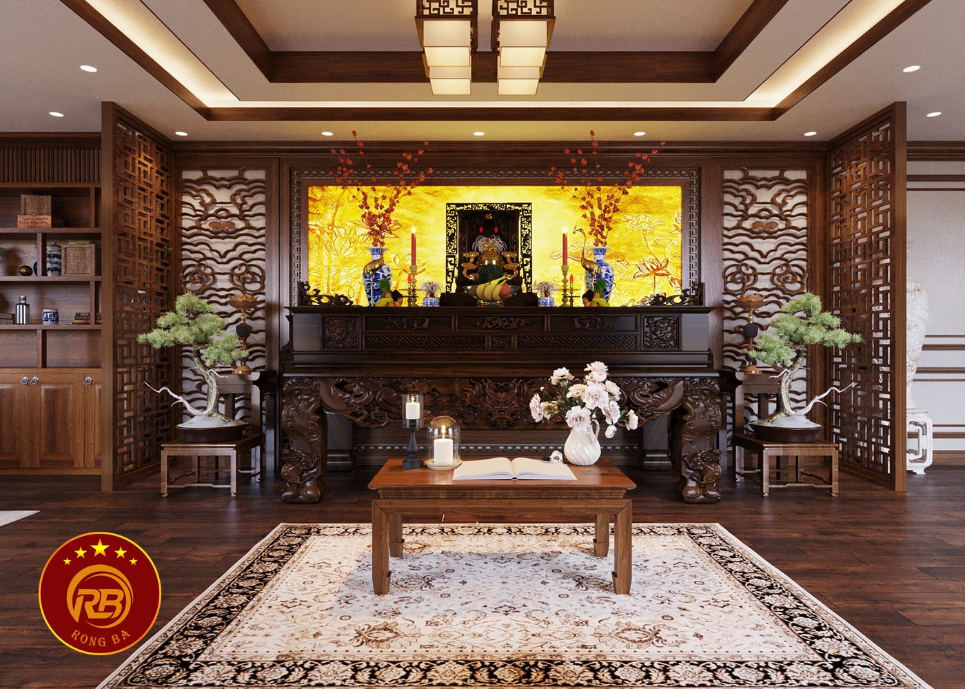 nội thất phòng thờ kon tum