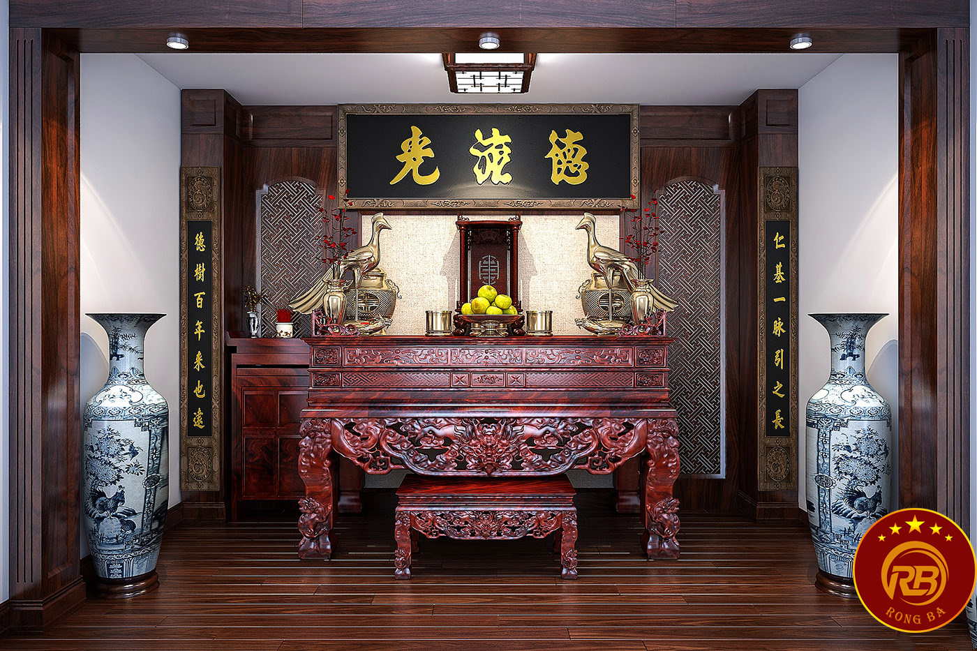 nội thất phòng thờ lai châu