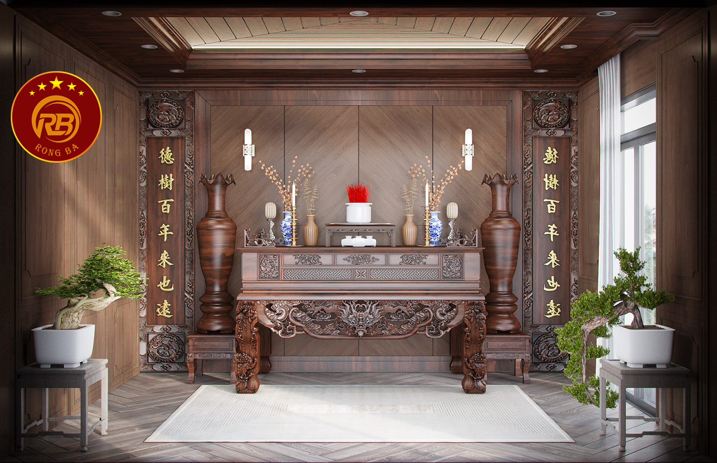 nội thất phòng thờ lâm đồng