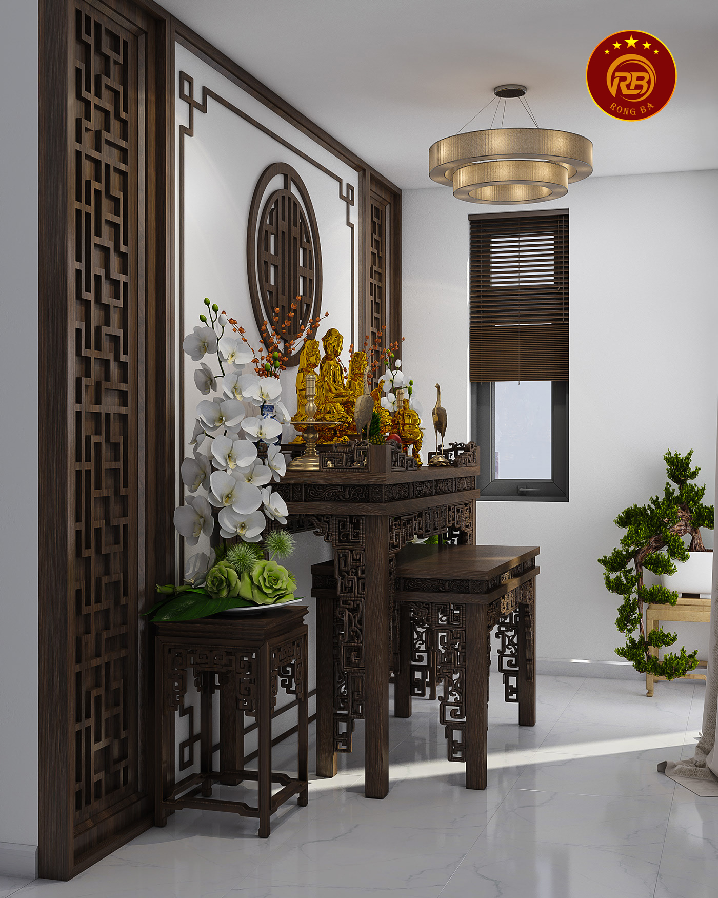 nội thất phòng thờ lạng sơn 1
