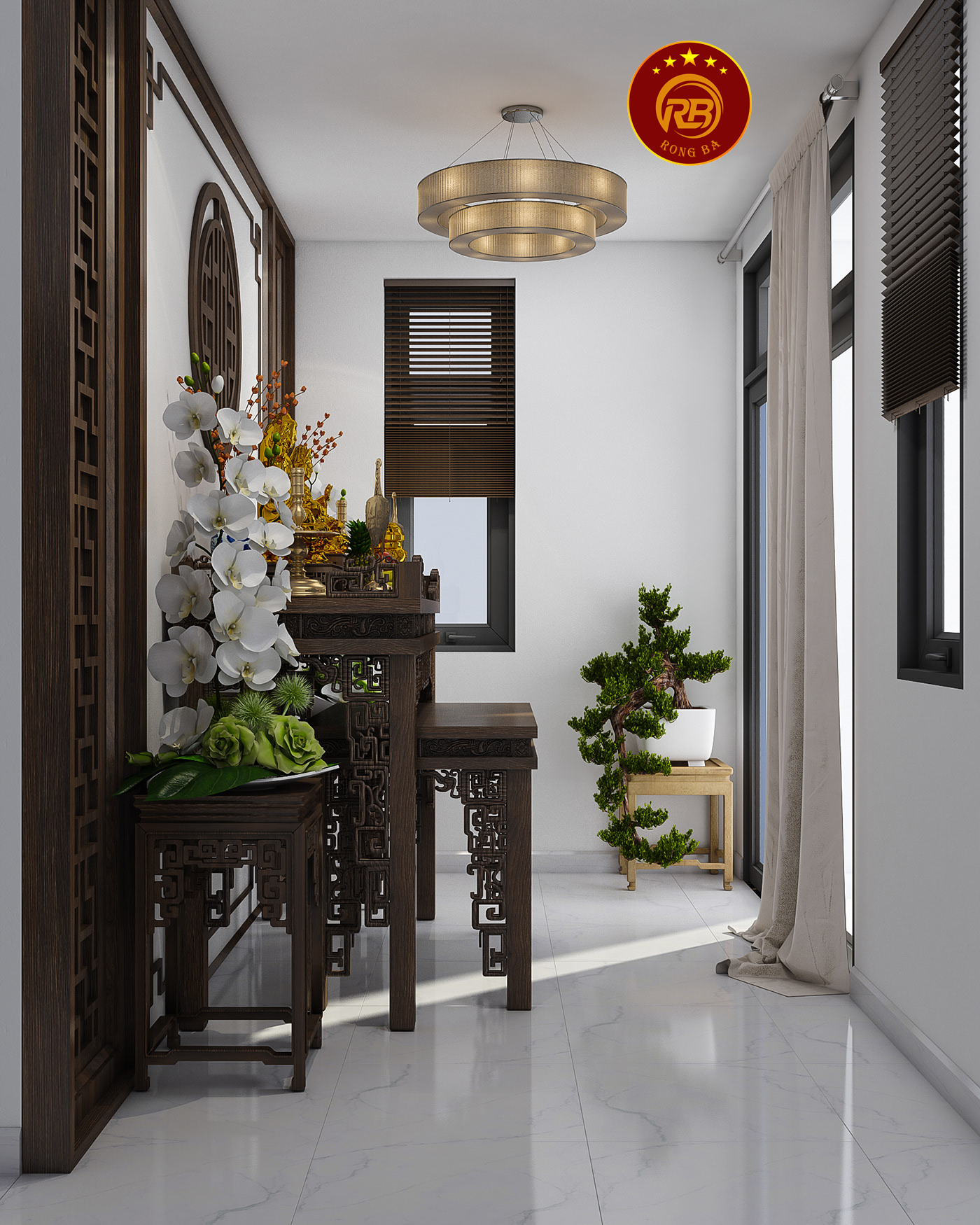 nội thất phòng thờ lạng sơn 2