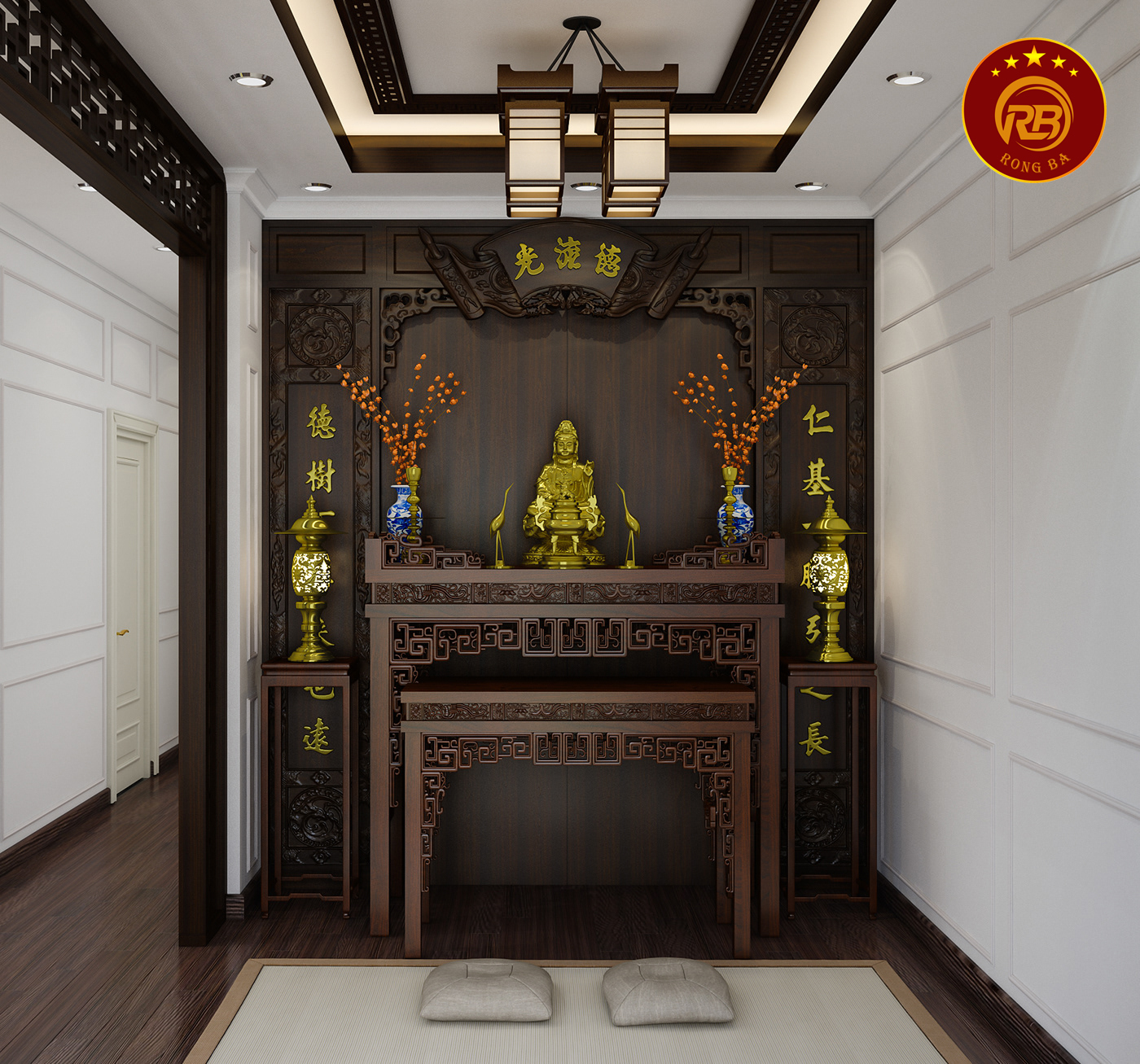 nội thất phòng thờ lào cai