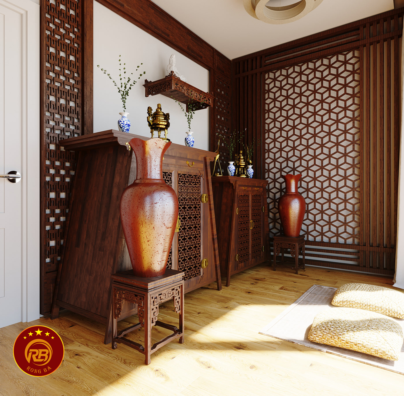 nội thất phòng thờ nam định 1