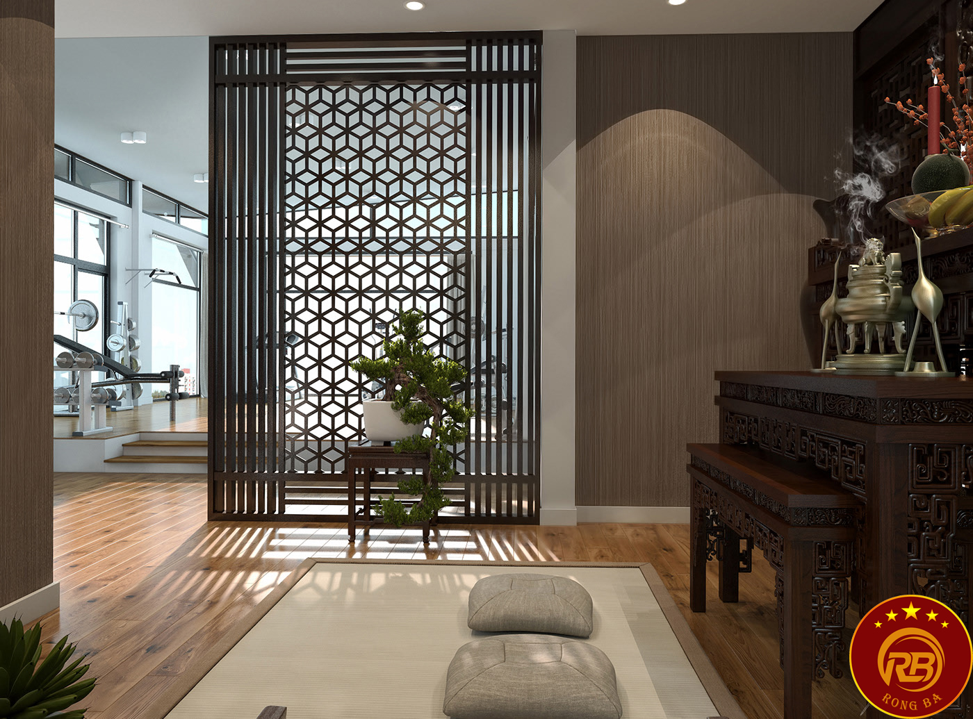 nội thất phòng thờ quảng nam 2