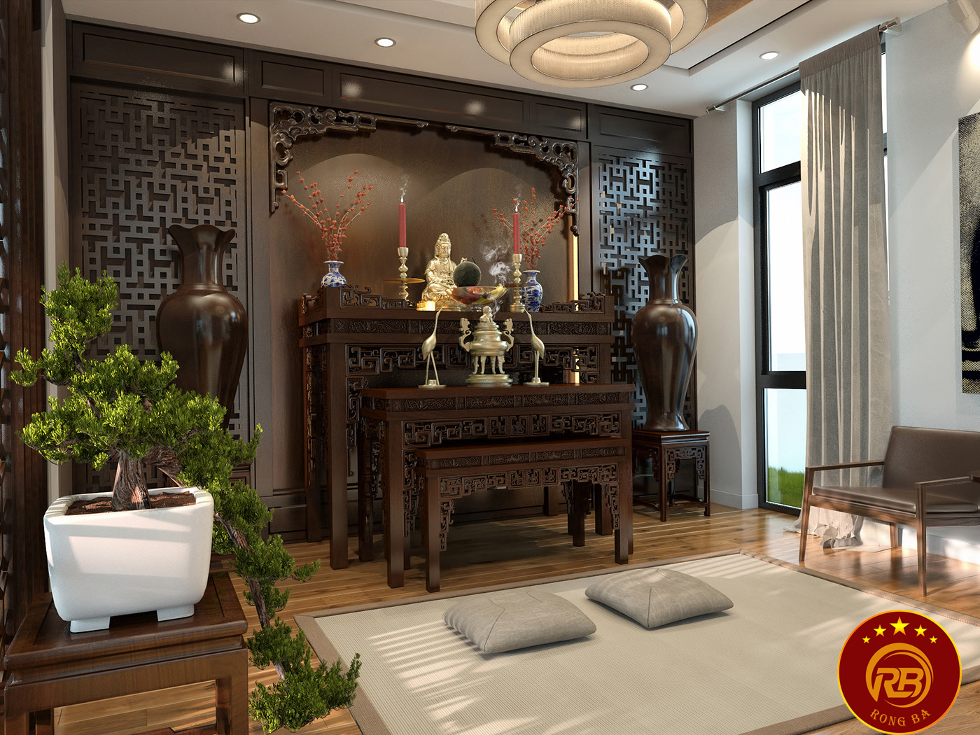 nội thất phòng thờ quảng nam