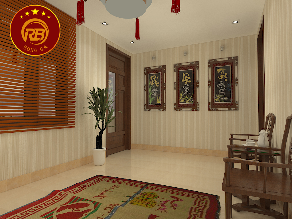nội thất phòng thờ quảng trị 2
