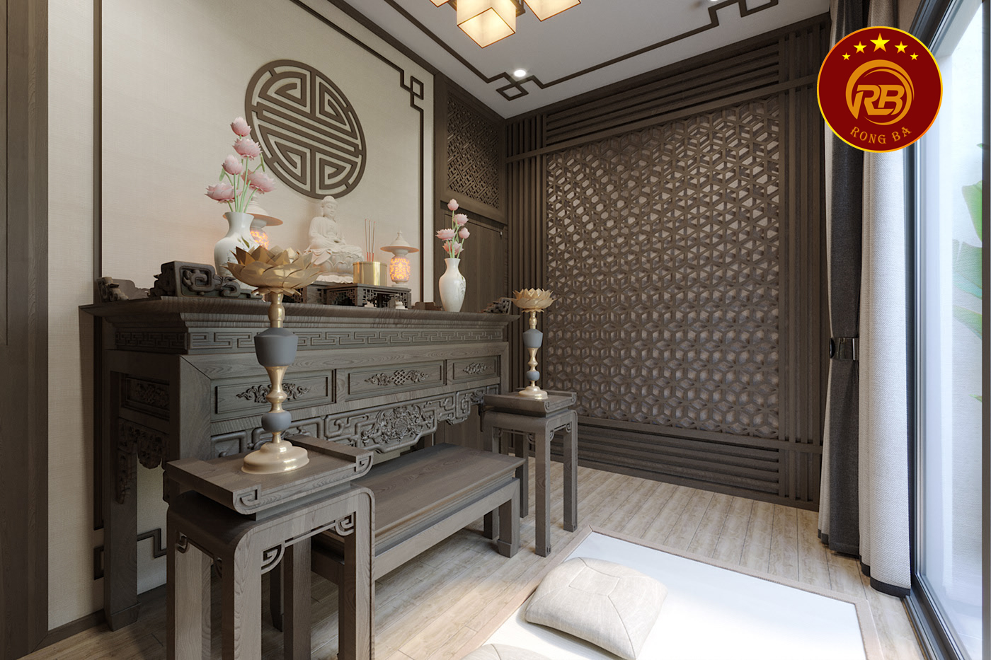 nội thất phòng thờ tây ninh 1