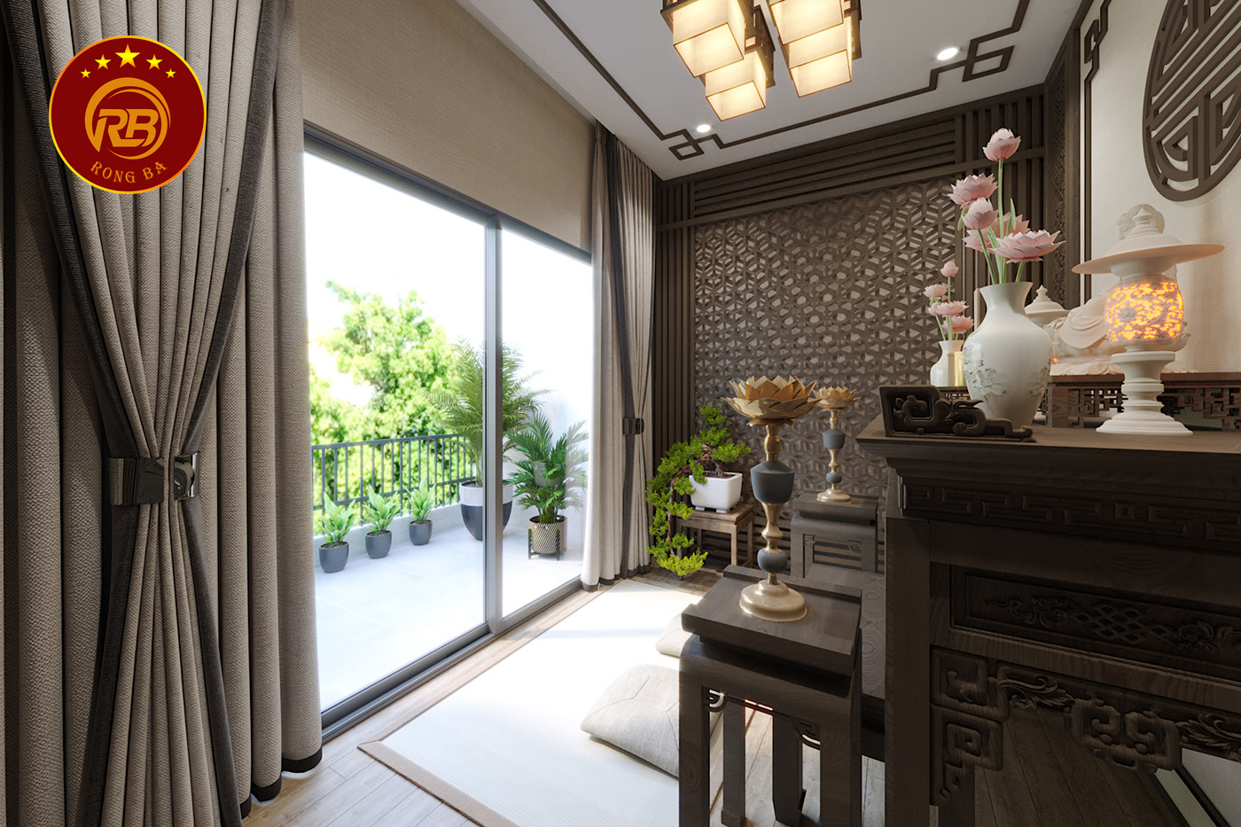 nội thất phòng thờ tây ninh 2
