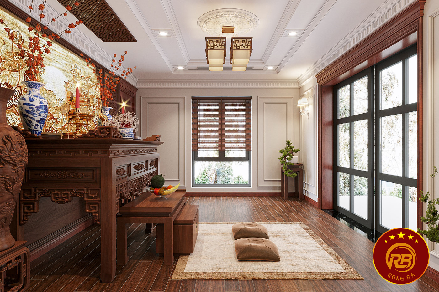 nội thất phòng thờ thái nguyên 2