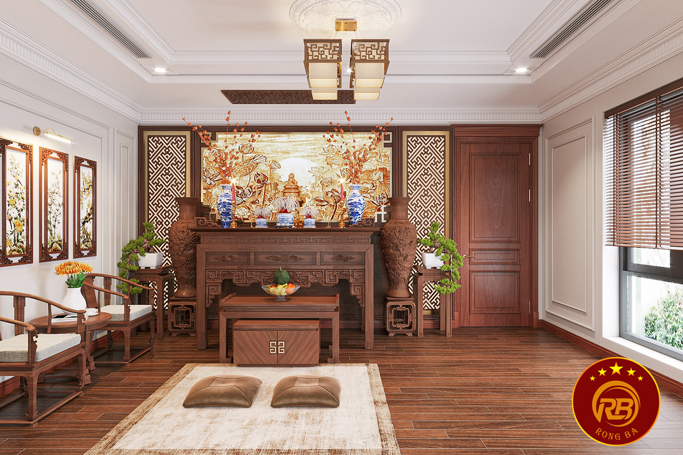 nội thất phòng thờ thái nguyên