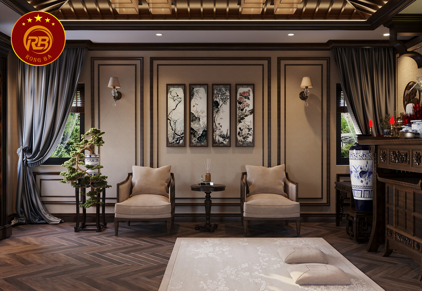 nội thất phòng thờ trà vinh 2