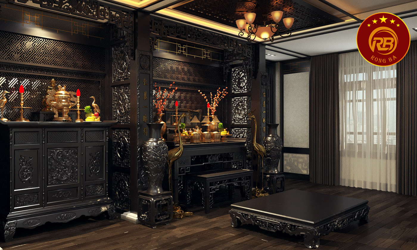 nội thất phòng thờ vĩnh long 1