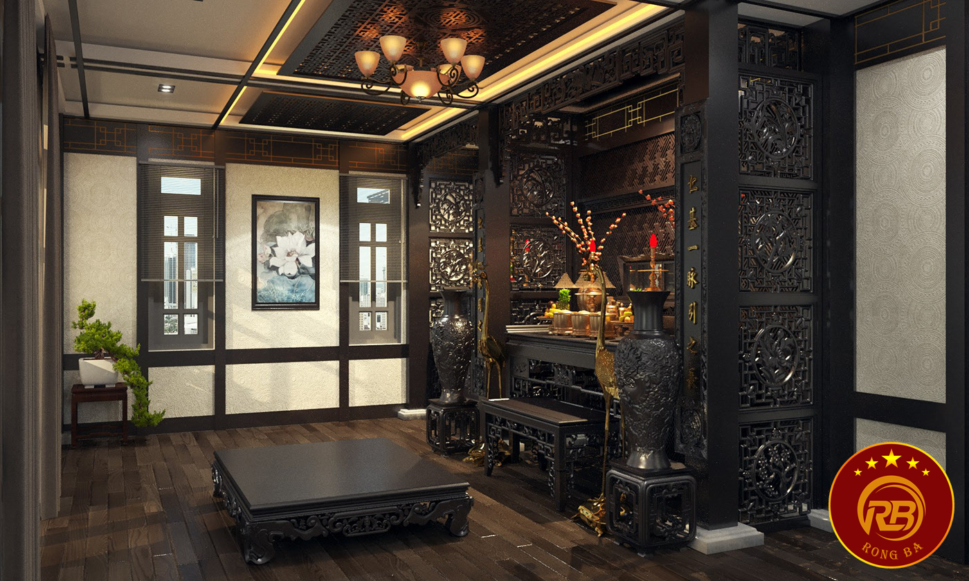 nội thất phòng thờ vĩnh long 2