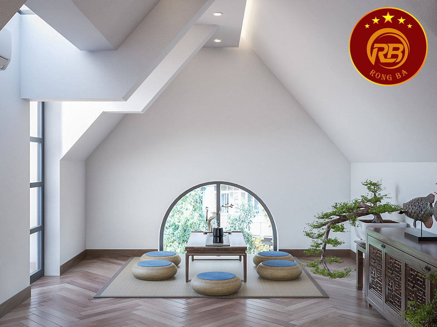 phòng thờ gỗ óc chó 1