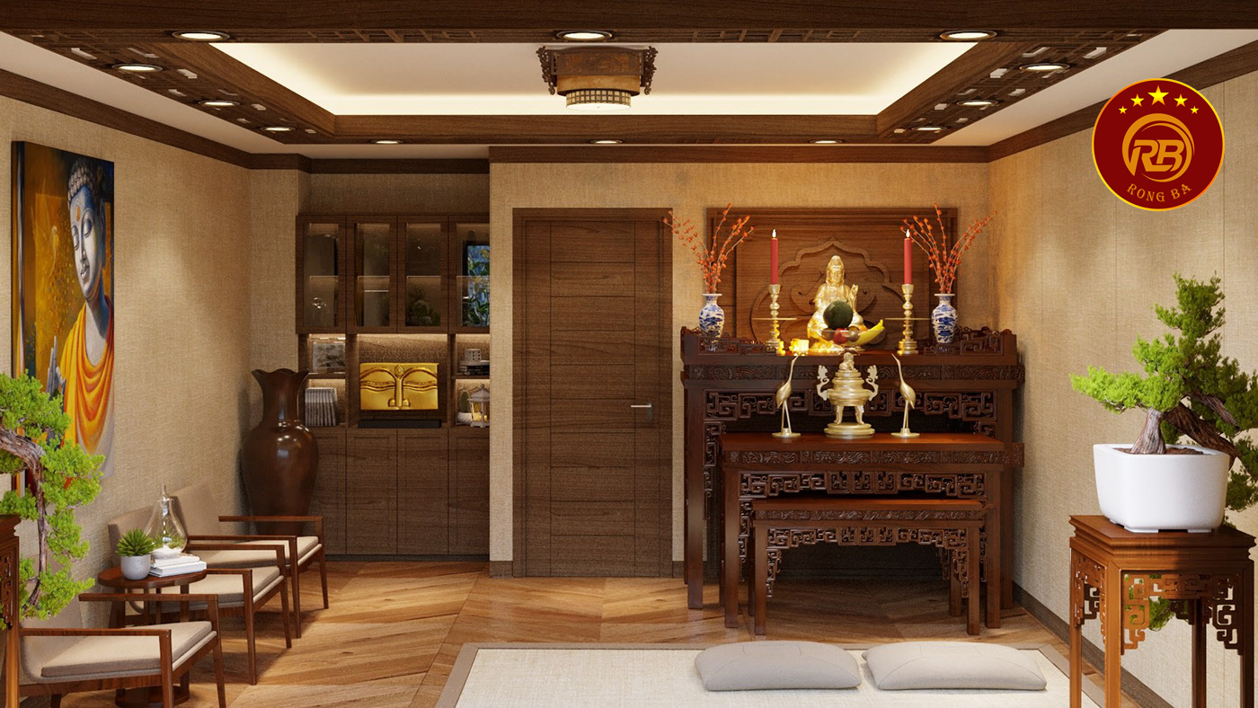 thi công phòng thờ tại an giang