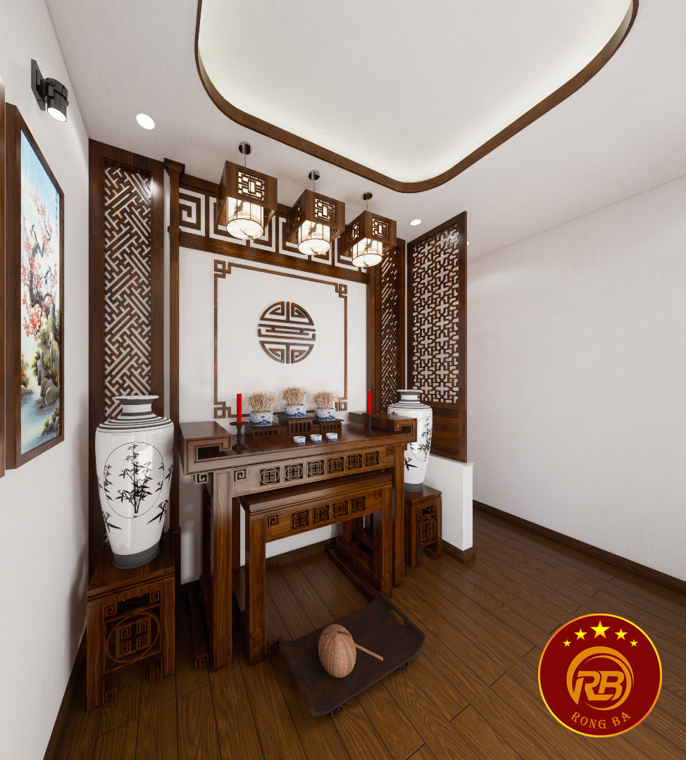 thi công phòng thờ tại bình dương 1